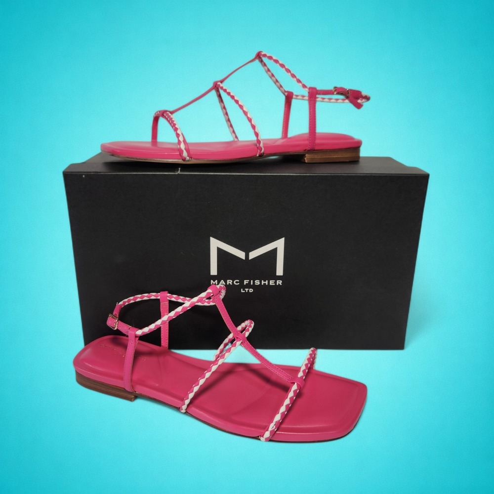 New Marc Fisher Women's Pink‎ Maze Sandal, Size 6 M. Retails for $120.